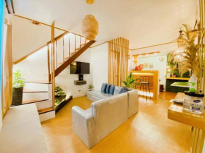 2storey 1BR billiard-outdoortub-dart-swing-parking